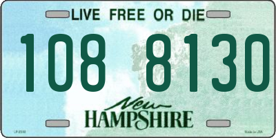 NH license plate 1088130