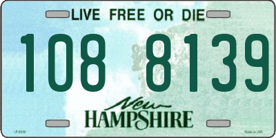NH license plate 1088139
