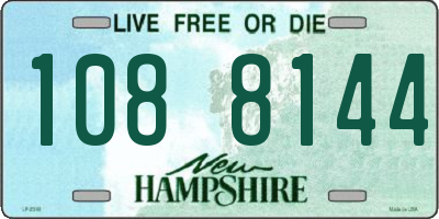 NH license plate 1088144