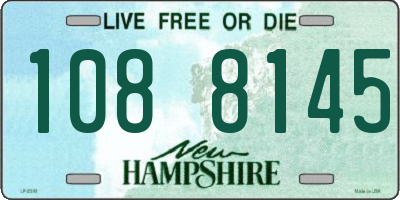NH license plate 1088145
