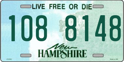 NH license plate 1088148
