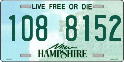NH license plate 1088152