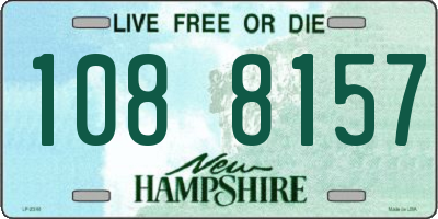 NH license plate 1088157