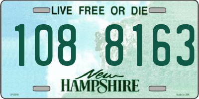 NH license plate 1088163