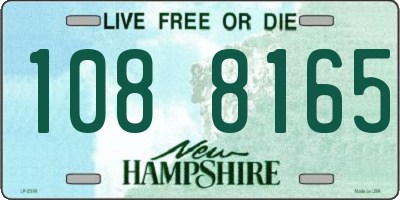 NH license plate 1088165