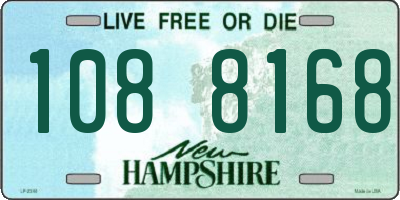NH license plate 1088168
