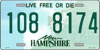NH license plate 1088174