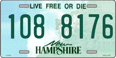 NH license plate 1088176