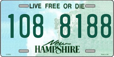 NH license plate 1088188