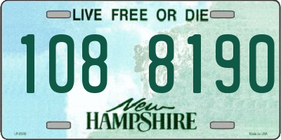 NH license plate 1088190
