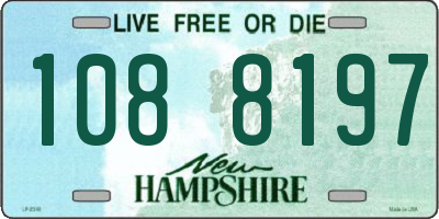 NH license plate 1088197