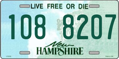 NH license plate 1088207