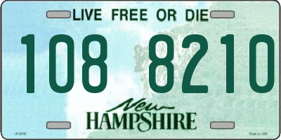 NH license plate 1088210