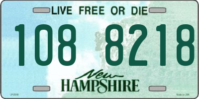 NH license plate 1088218