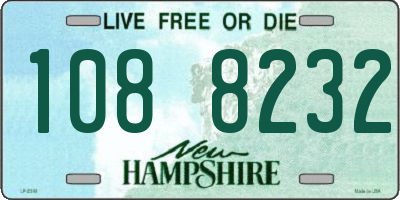 NH license plate 1088232