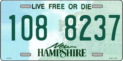 NH license plate 1088237