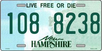 NH license plate 1088238