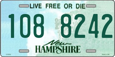 NH license plate 1088242