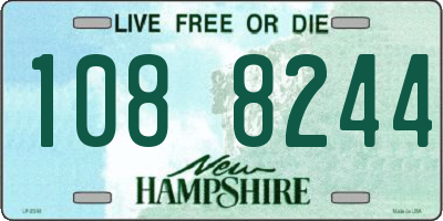 NH license plate 1088244