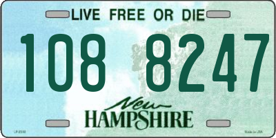 NH license plate 1088247