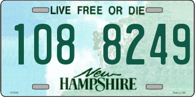 NH license plate 1088249
