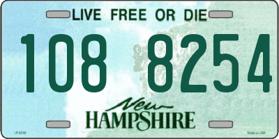 NH license plate 1088254