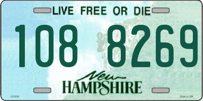 NH license plate 1088269