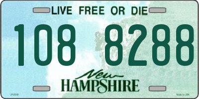 NH license plate 1088288