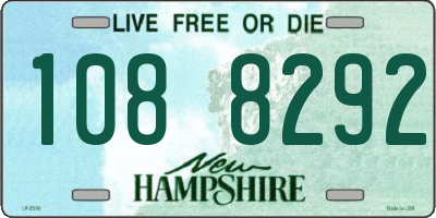 NH license plate 1088292