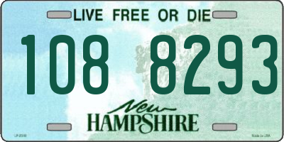 NH license plate 1088293