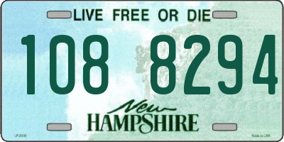 NH license plate 1088294