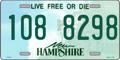 NH license plate 1088298