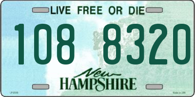 NH license plate 1088320