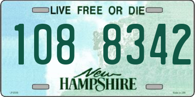 NH license plate 1088342
