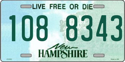 NH license plate 1088343