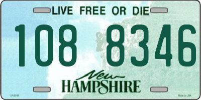 NH license plate 1088346