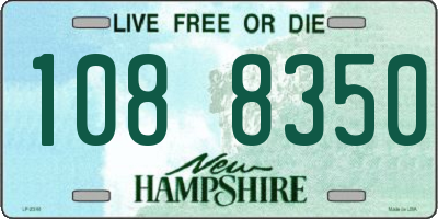 NH license plate 1088350