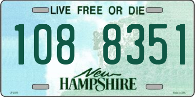 NH license plate 1088351