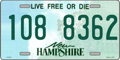NH license plate 1088362
