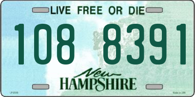 NH license plate 1088391
