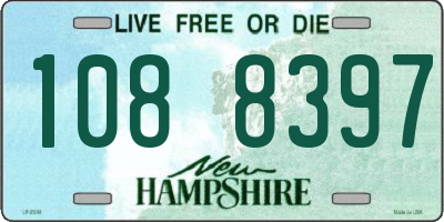 NH license plate 1088397