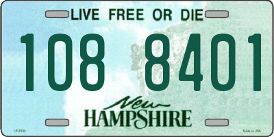 NH license plate 1088401