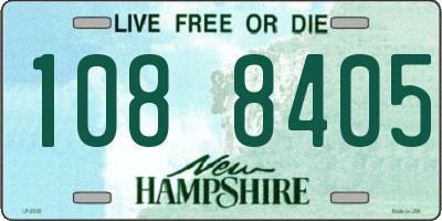 NH license plate 1088405