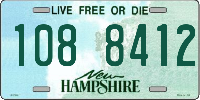 NH license plate 1088412