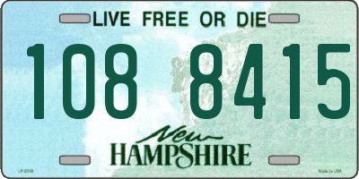 NH license plate 1088415