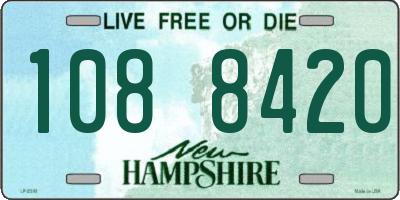 NH license plate 1088420