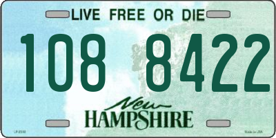 NH license plate 1088422