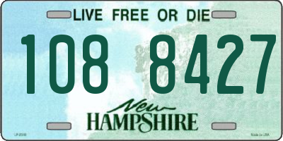 NH license plate 1088427