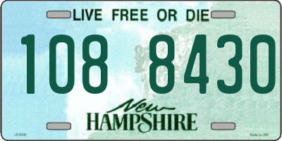 NH license plate 1088430