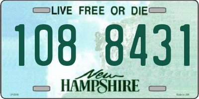 NH license plate 1088431